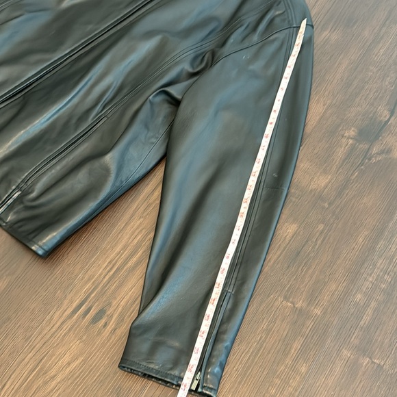 BRANDINI LEATHER MENS RACER JACKET - Picture 10 of 13